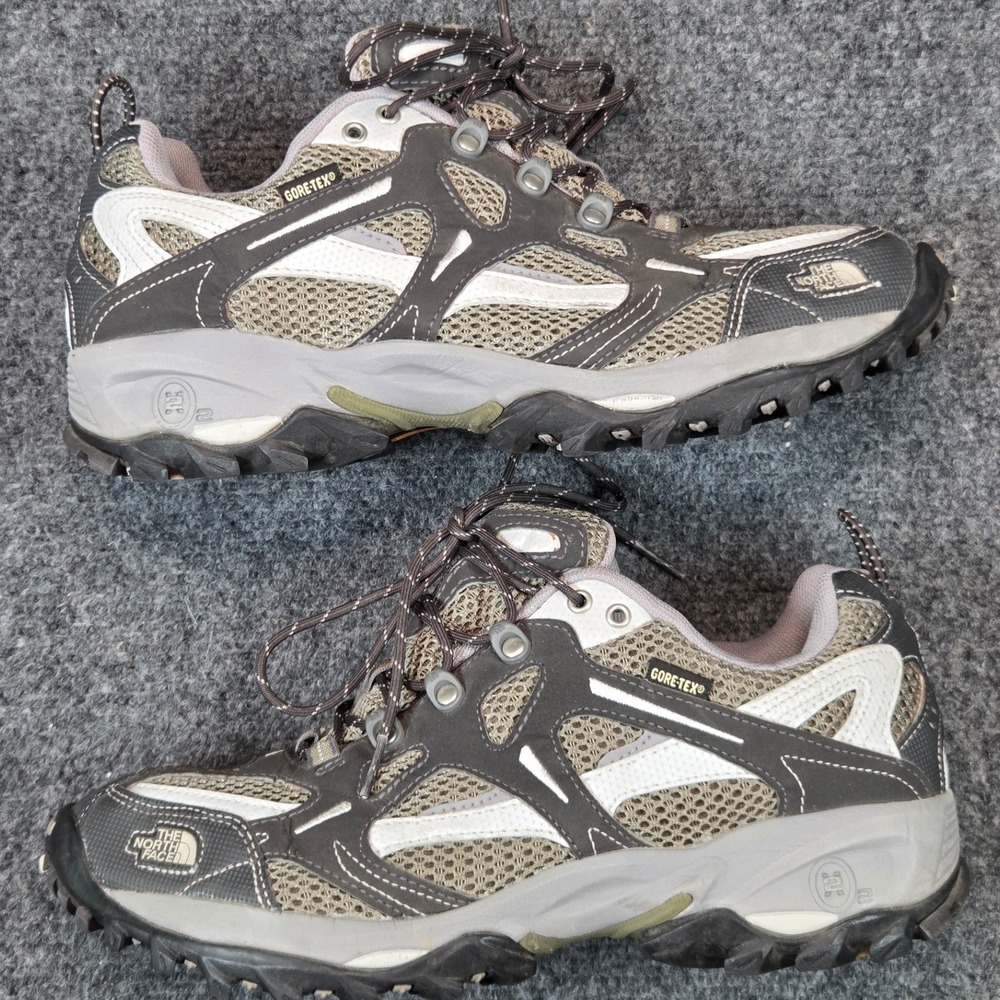 The North Face Hydro Trak Gore-Tex Hiking Shoes Mens 8 Grey Waterproof